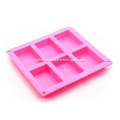 Hot Sale Silicone 6 Cavity Soap Mold